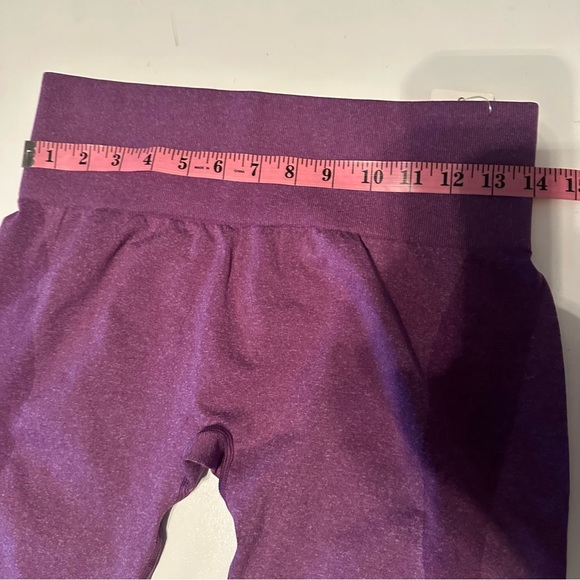 FEM Lot Of Two  Purple Fiorela Curve & Grey Sujey Scrunchy Booty Leggings NWT XL - Picture 13 of 16